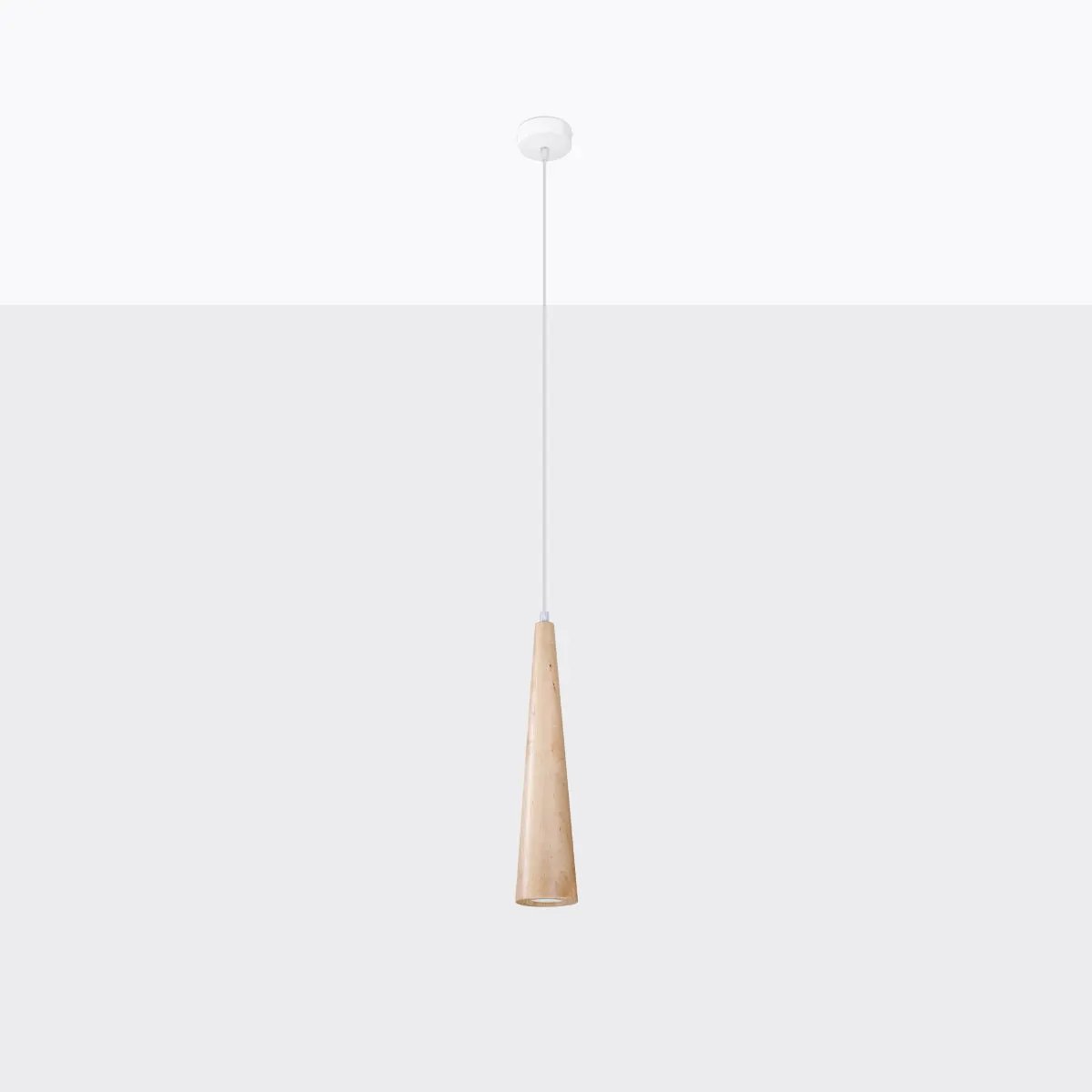 Sollux Lighting Pendant lamp wood Sula Scandinavian Design GU10 - Pendant Lights