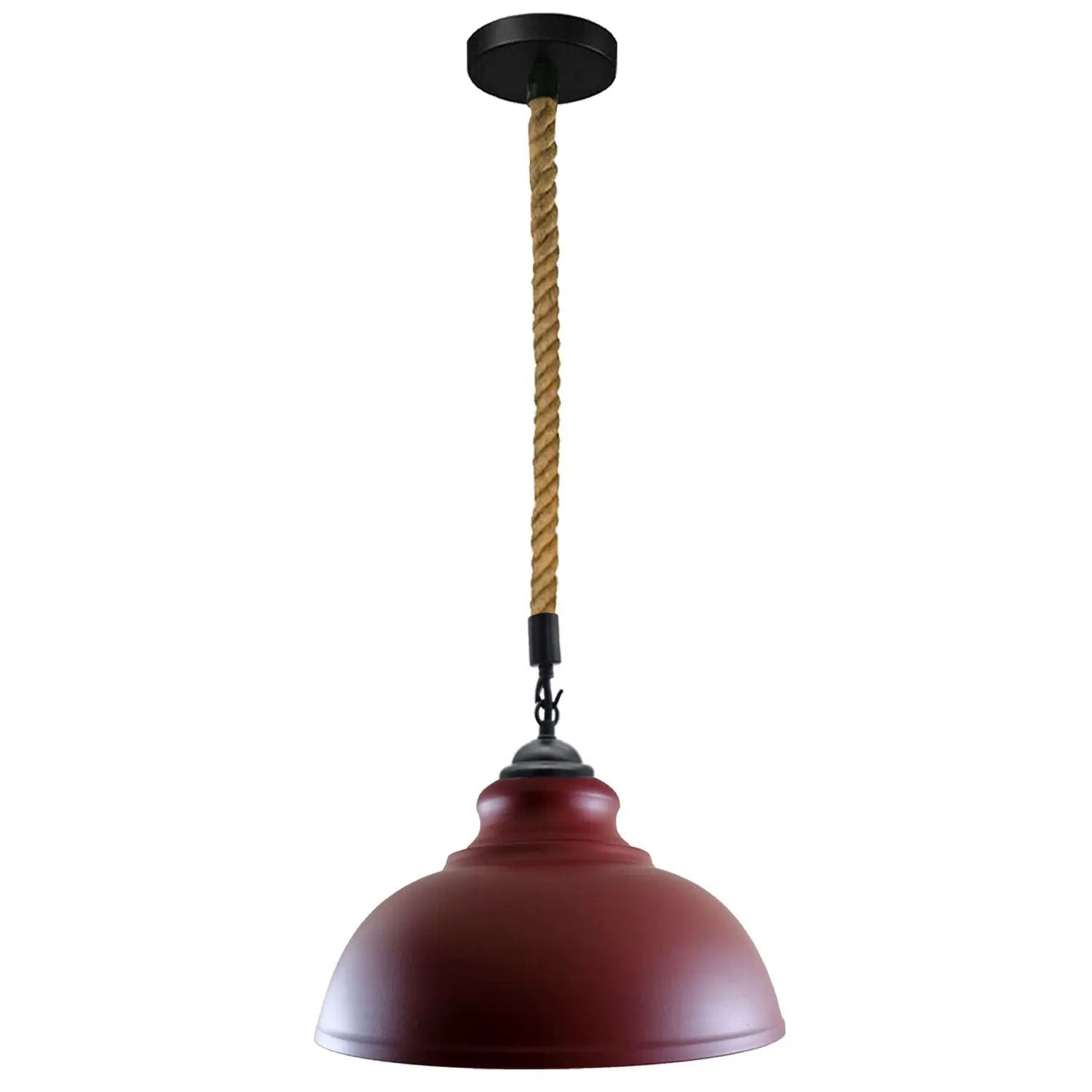 LEDSONE Vintage Industrial Curvy Metal Ceiling Pendant Lamp Lighting E27 Edison - Pendant Lights