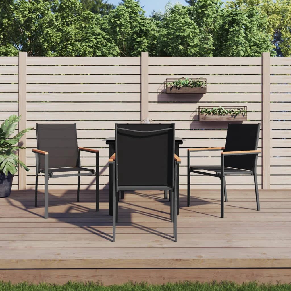 vidaXL VidaXL Garden Dining Set 3 Piece Textilene and Steel - Garden Set