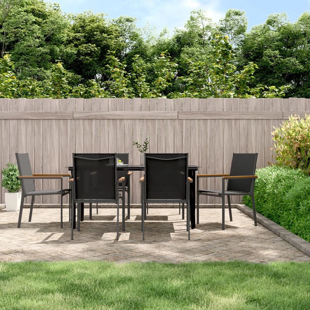 vidaXL VidaXL Garden Dining Set 3 Piece Textilene and Steel - Garden Set