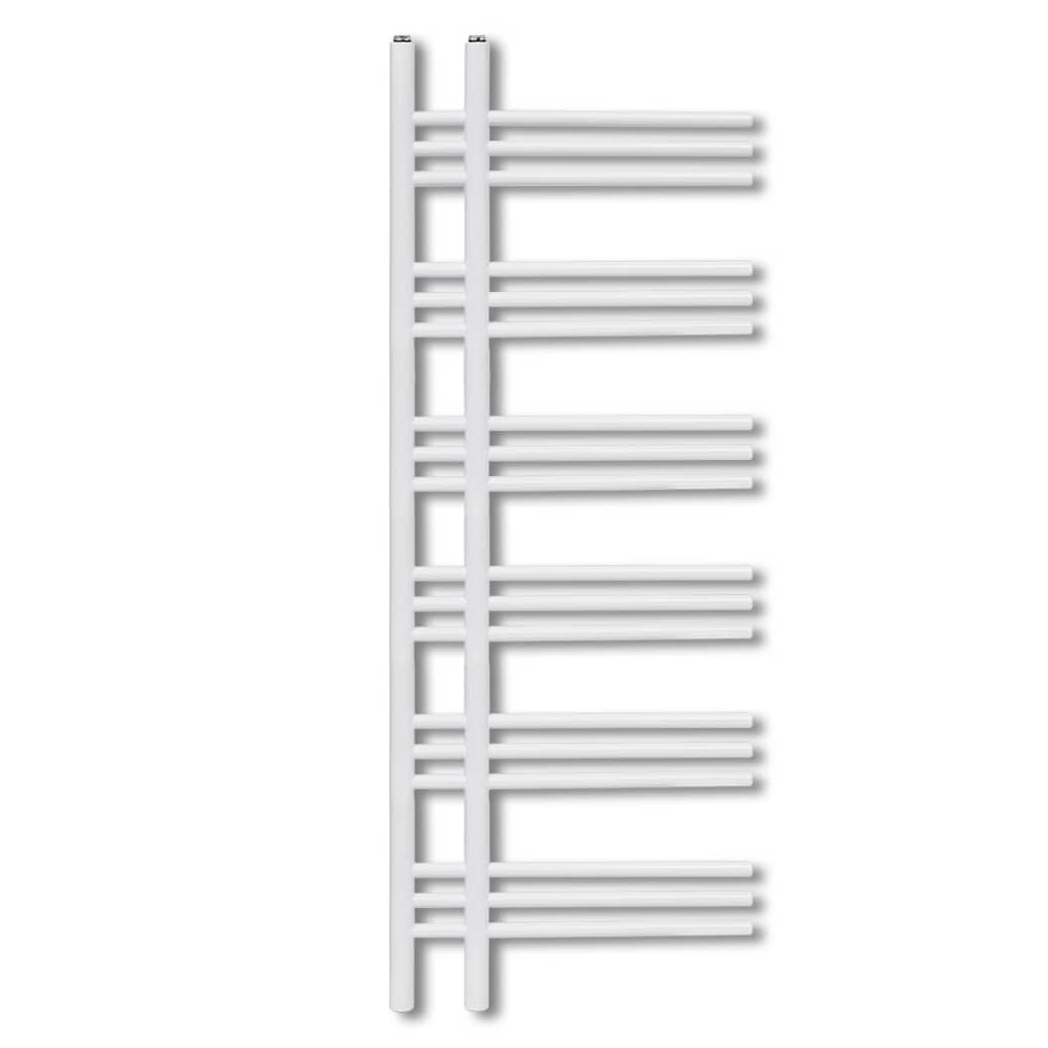 vidaXL Premium Bathroom Towel Radiator E Shape 600x1200mm Central Heating Warmer for Bathrooms - Radiator