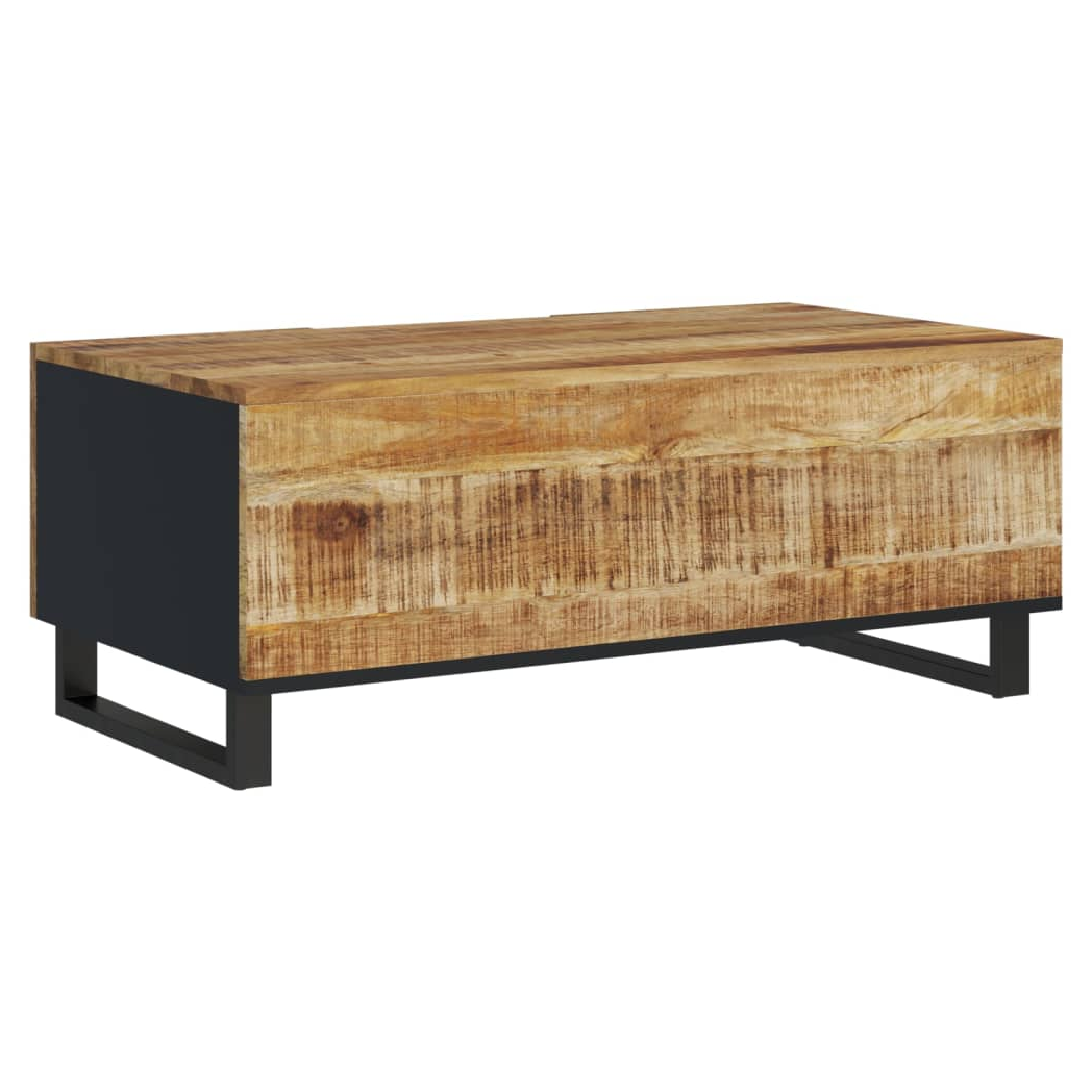 VidaXL Coffee Table 100x54x40 Cm Solid Mango Wood Engineered Wood For Living Room by vidaXL