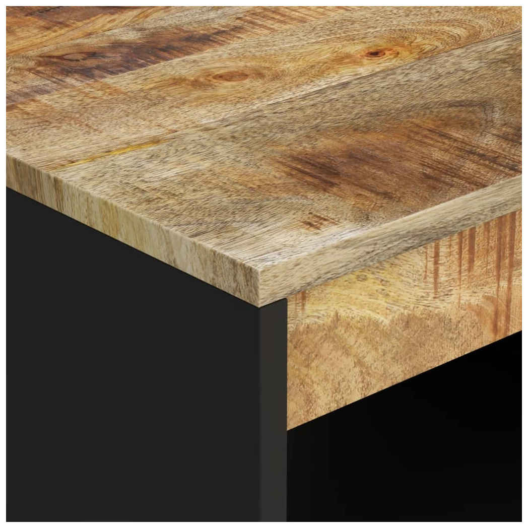 vidaXL Coffee Table 55x50x40 cm Solid Mango Wood For Living Room Decor And Enduring Style by vidaXL