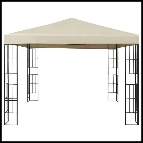 vidaXL Gazebo 3x3 m with LED String Lights for Outdoor Gatherings and Shade by vidaXL