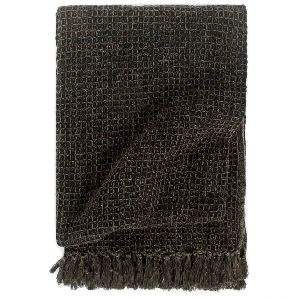 vidaXL vidaXL Cotton Throw 160x210 cm Soft Cozy Blanket for Home Decor - Throws