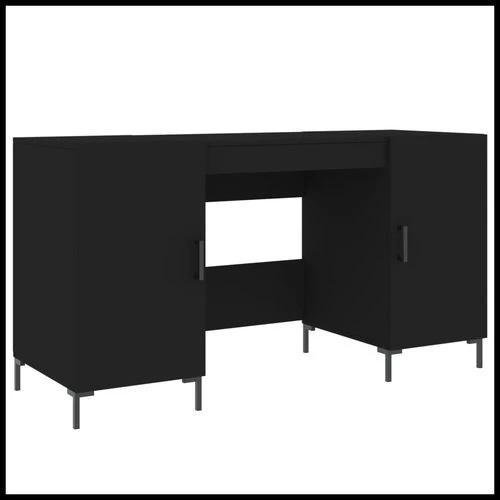 vidaXL Desk 140x50x75 cm Engineered Wood with Ample Storage for Home Office Use by vidaXL