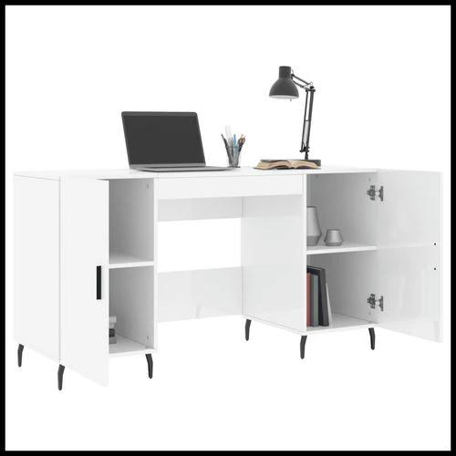 vidaXL vidaXL Desk 140x50x75 cm Engineered Wood Office Desks - Uncategorized Desk