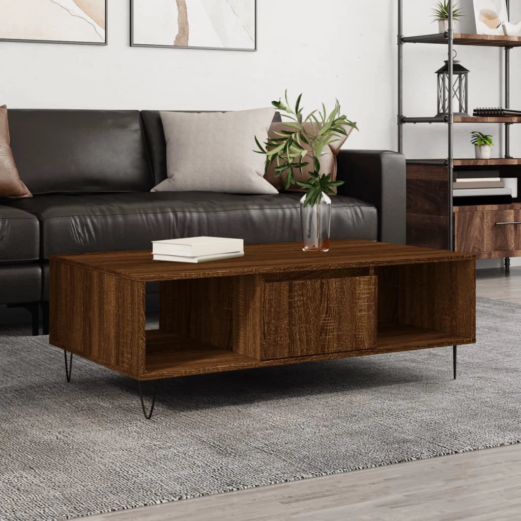vidaXL vidaXL Coffee Table 104x60x35 CM Engineered Wood Living Room - Coffee Table