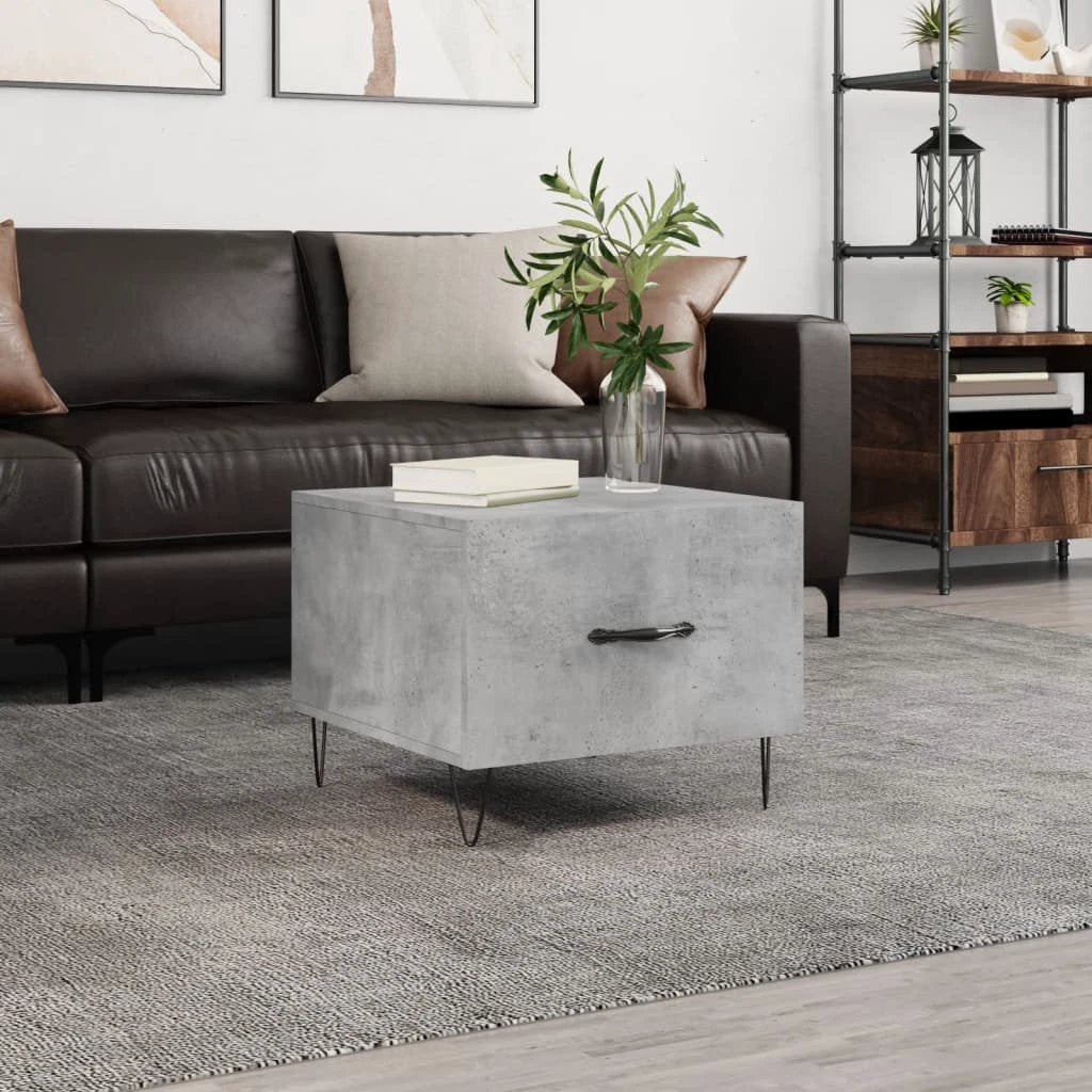 VidaXL Coffee Table 50x50x40cm Engineered Wood Living Room by vidaXL