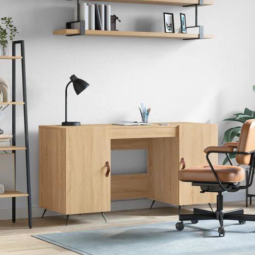 vidaXL vidaXL Desk 140x50x75 cm Engineered Wood with Ample Storage - Uncategorized Desk