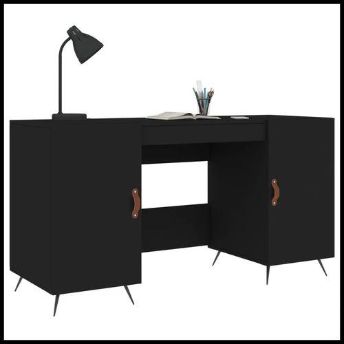 vidaXL vidaXL Desk 140x50x75 cm Engineered Wood with Ample Storage - Uncategorized Desk