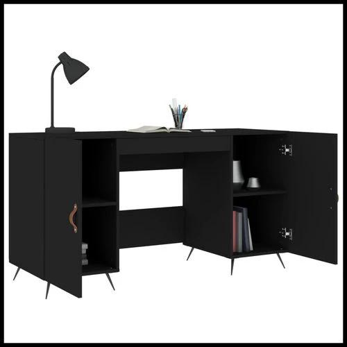 vidaXL vidaXL Desk 140x50x75 cm Engineered Wood with Ample Storage - Uncategorized Desk