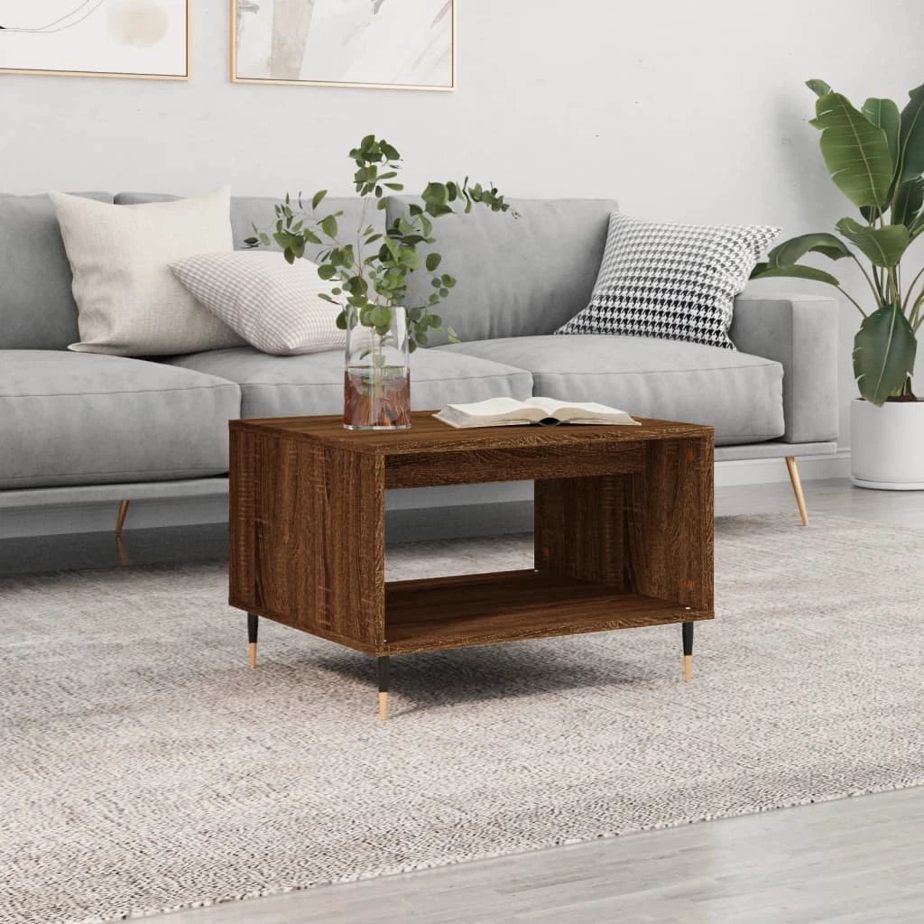 VidaXL Coffee Table 60x50x40 cm Engineered Wood Living Room by vidaXL
