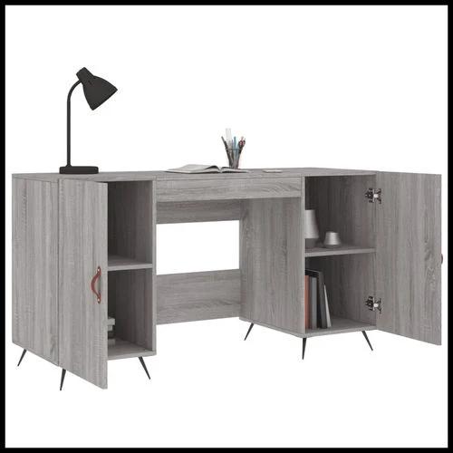 vidaXL vidaXL Desk 140x50x75 cm Engineered Wood with Ample Storage - Uncategorized Desk