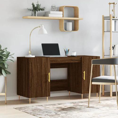 vidaXL Desk 140x50x75 cm Engineered Wood Desks by vidaXL