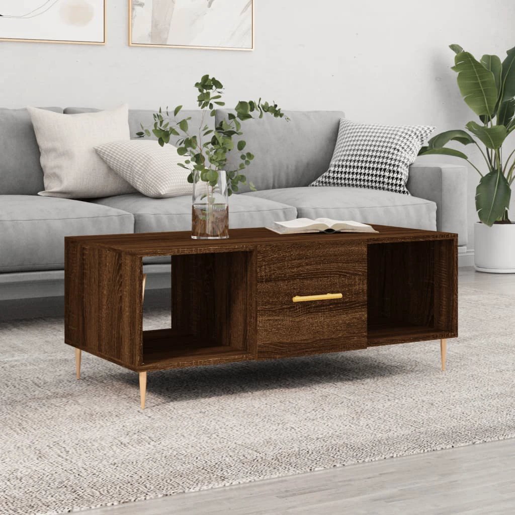 vidaXL VidaXL Coffee Table 102x50x40cm Engineered Wood Living Room - Coffee Table