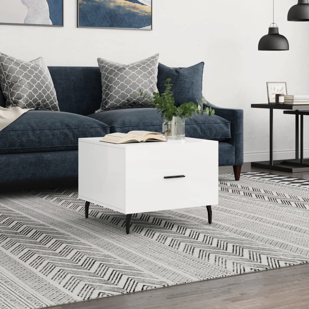 VidaXL Coffee Table 50x50x40 cm Engineered Wood Living Room by vidaXL