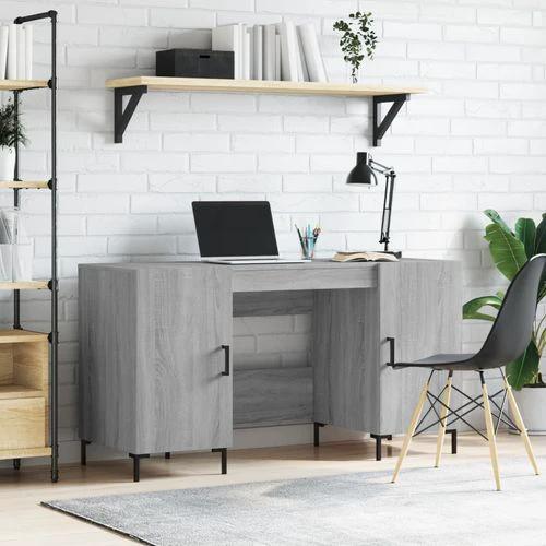 vidaXL Desk 140x50x75 cm Engineered Wood with Ample Storage for Home Office Use by vidaXL