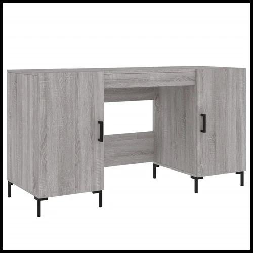 vidaXL Desk 140x50x75 cm Engineered Wood with Ample Storage for Home Office Use by vidaXL