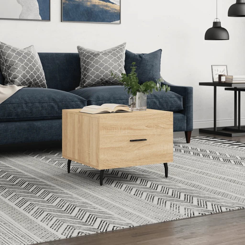 VidaXL Coffee Table 50x50x40 cm Engineered Wood Living Room by vidaXL