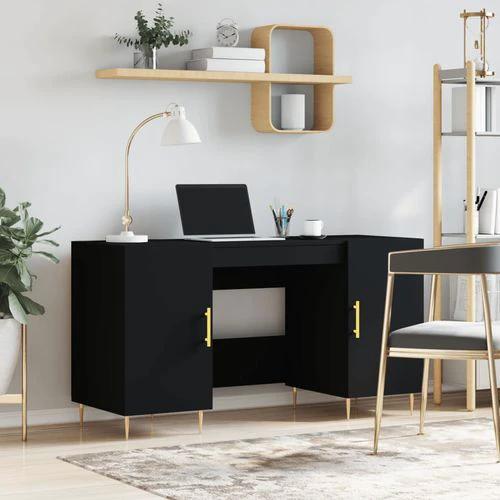 vidaXL Desk 140x50x75 cm Engineered Wood Desks by vidaXL