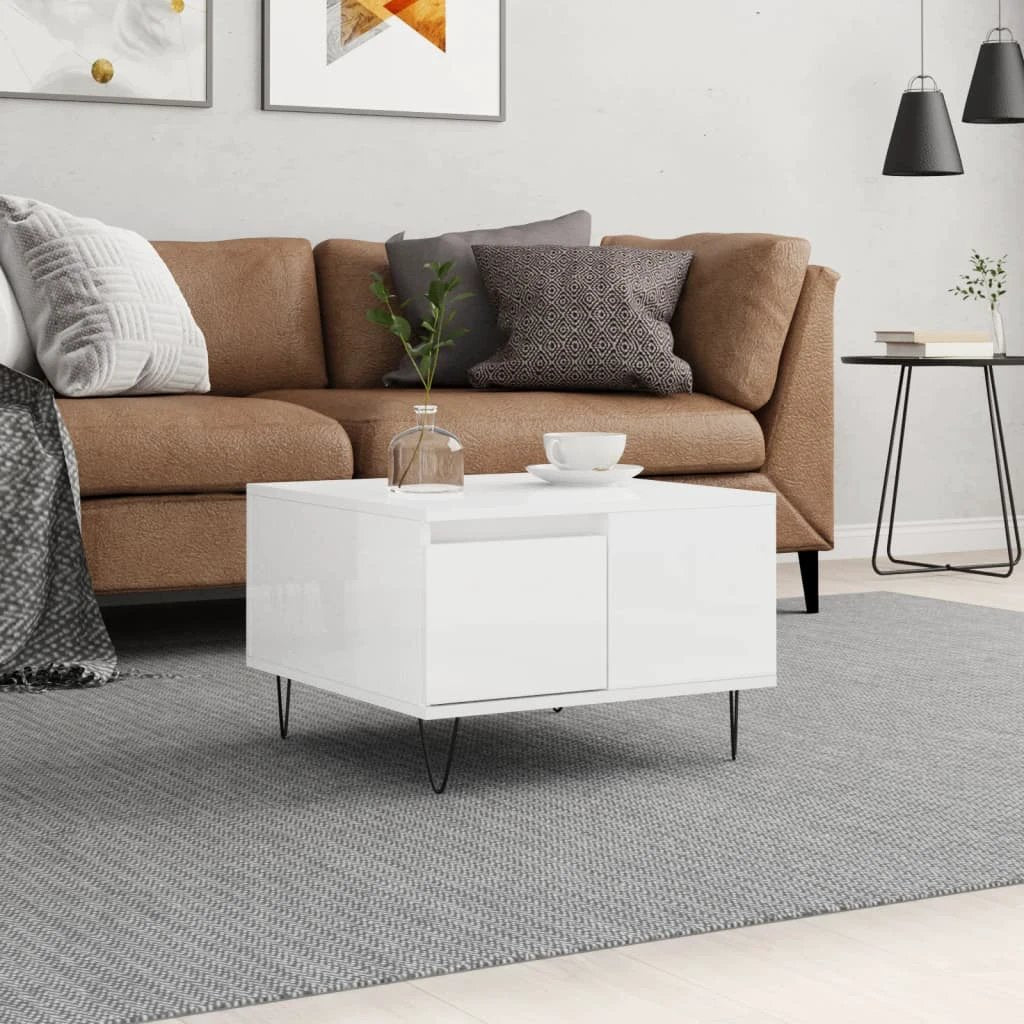 vidaXL VidaXL Coffee Table 55x55x36.5 Engineered Wood Living Room - Coffee Table