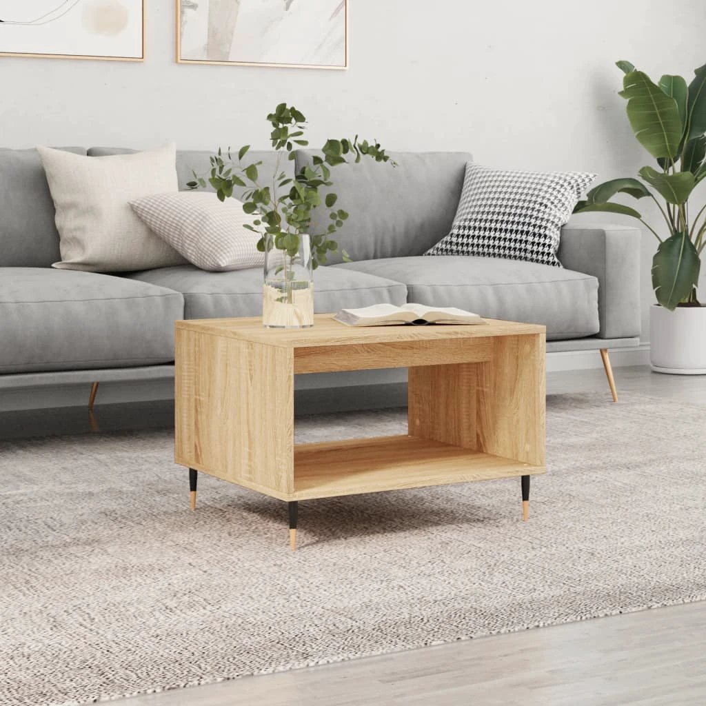 VidaXL Coffee Table 60x50x40 cm Engineered Wood Living Room by vidaXL