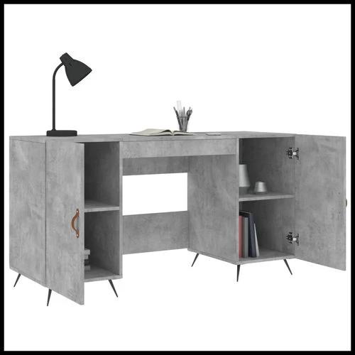 vidaXL vidaXL Desk 140x50x75 cm Engineered Wood with Ample Storage - Uncategorized Desk