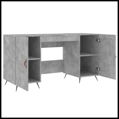 vidaXL vidaXL Desk 140x50x75 cm Engineered Wood with Ample Storage - Uncategorized Desk
