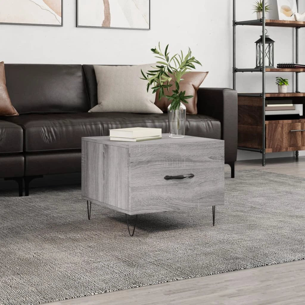 VidaXL Coffee Table 50x50x40cm Engineered Wood Living Room by vidaXL