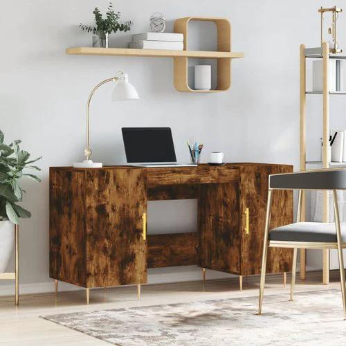 vidaXL Desk 140x50x75 cm Engineered Wood Desks by vidaXL