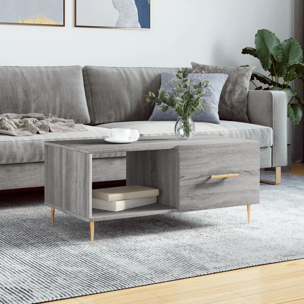 vidaXL Coffee Table 90x50x40 cm Engineered Wood Living Room by vidaXL