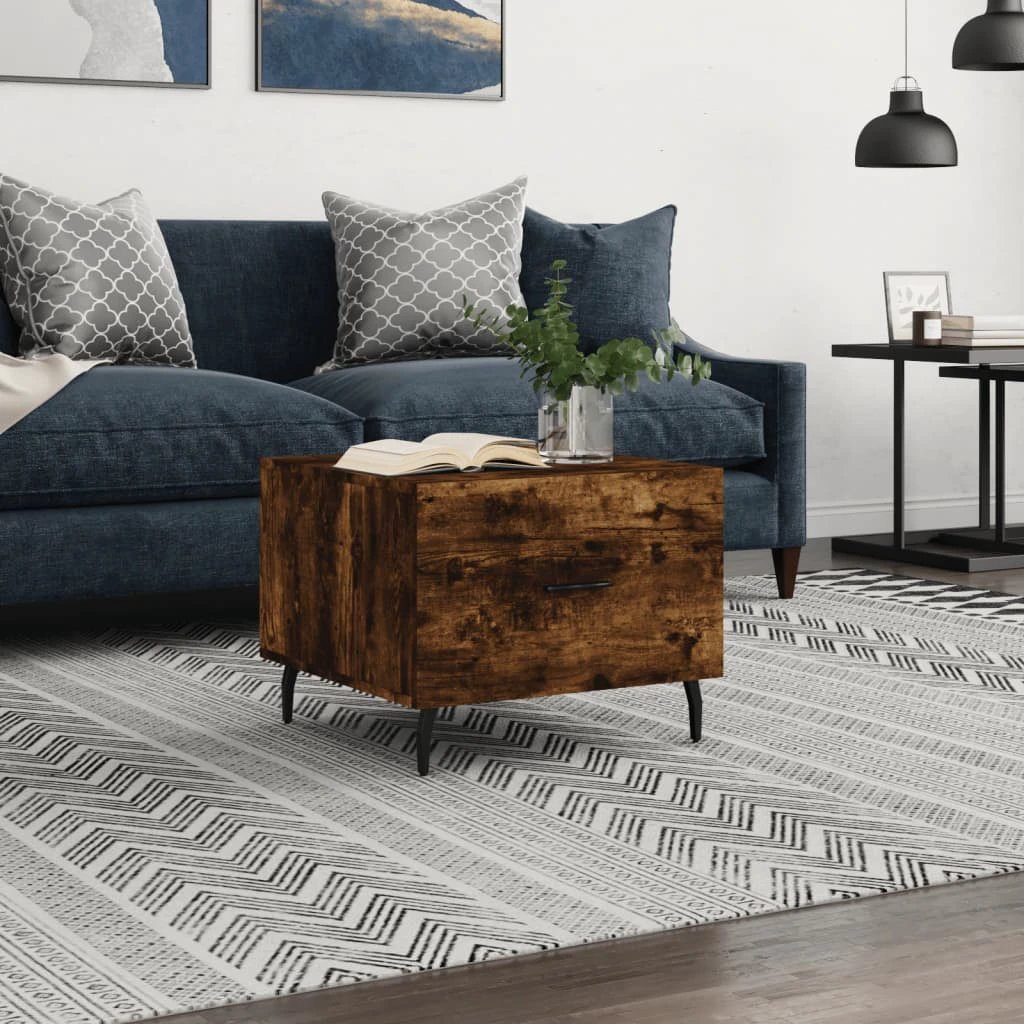 VidaXL Coffee Table 50x50x40 cm Engineered Wood Living Room by vidaXL
