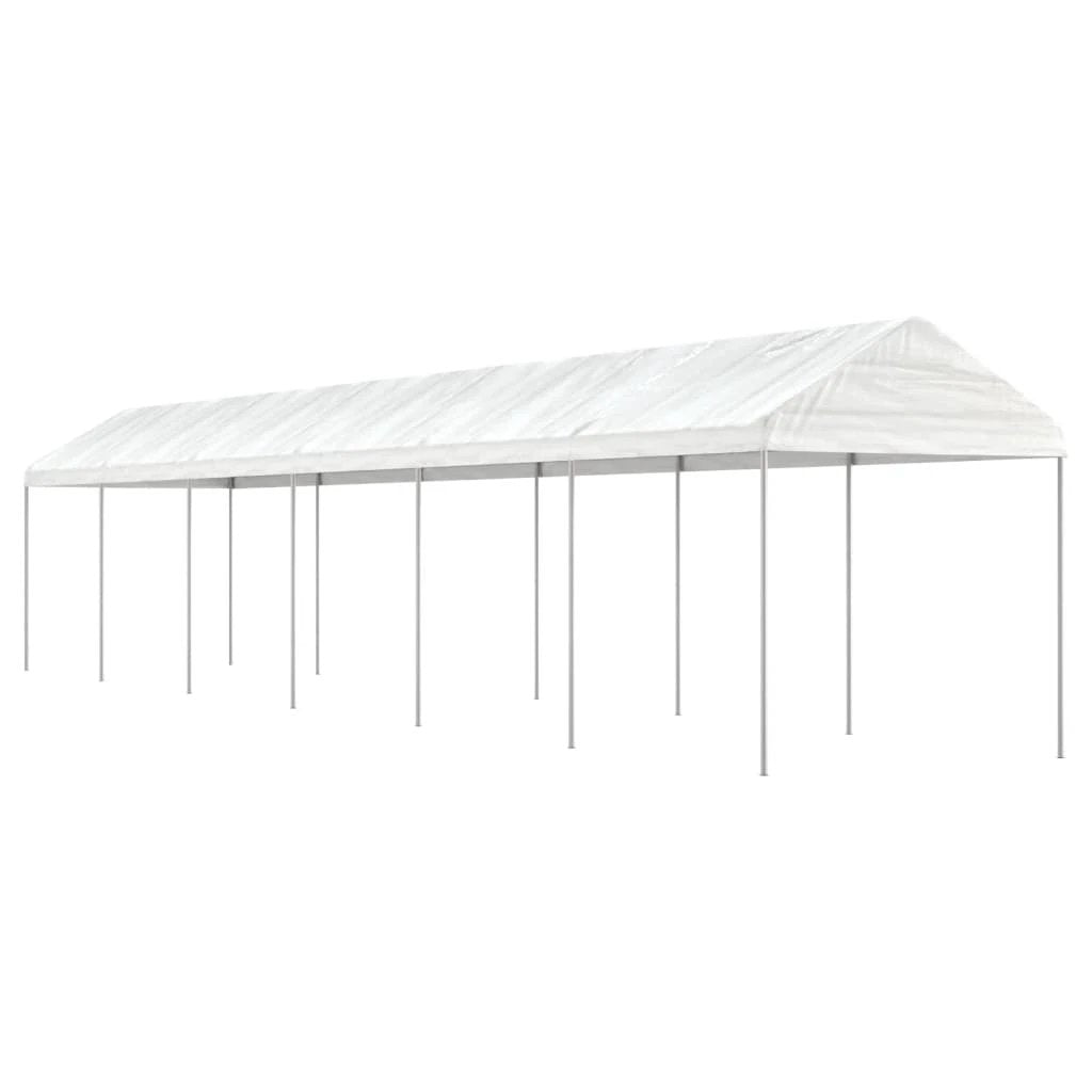 vidaXL vidaXL Gazebo with Roof White 2.28x2.23x2.69 m Polyethylene - Gazebos