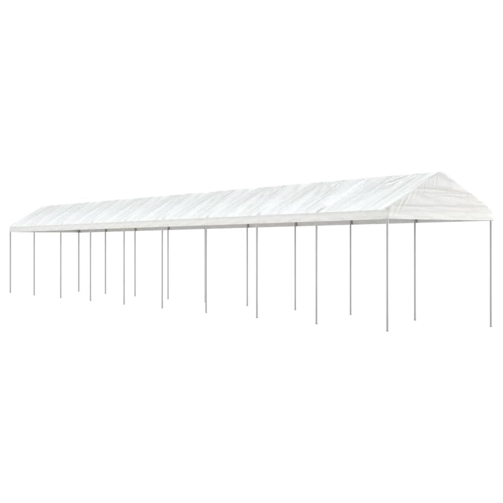 vidaXL vidaXL Gazebo with Roof White 2.28x2.23x2.69 m Polyethylene - Gazebos