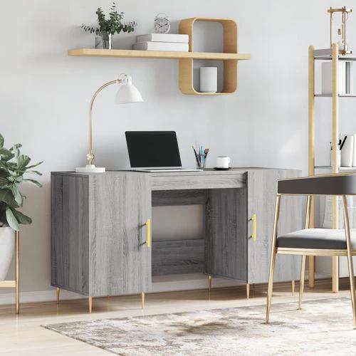 vidaXL Desk 140x50x75 cm Engineered Wood Desks by vidaXL