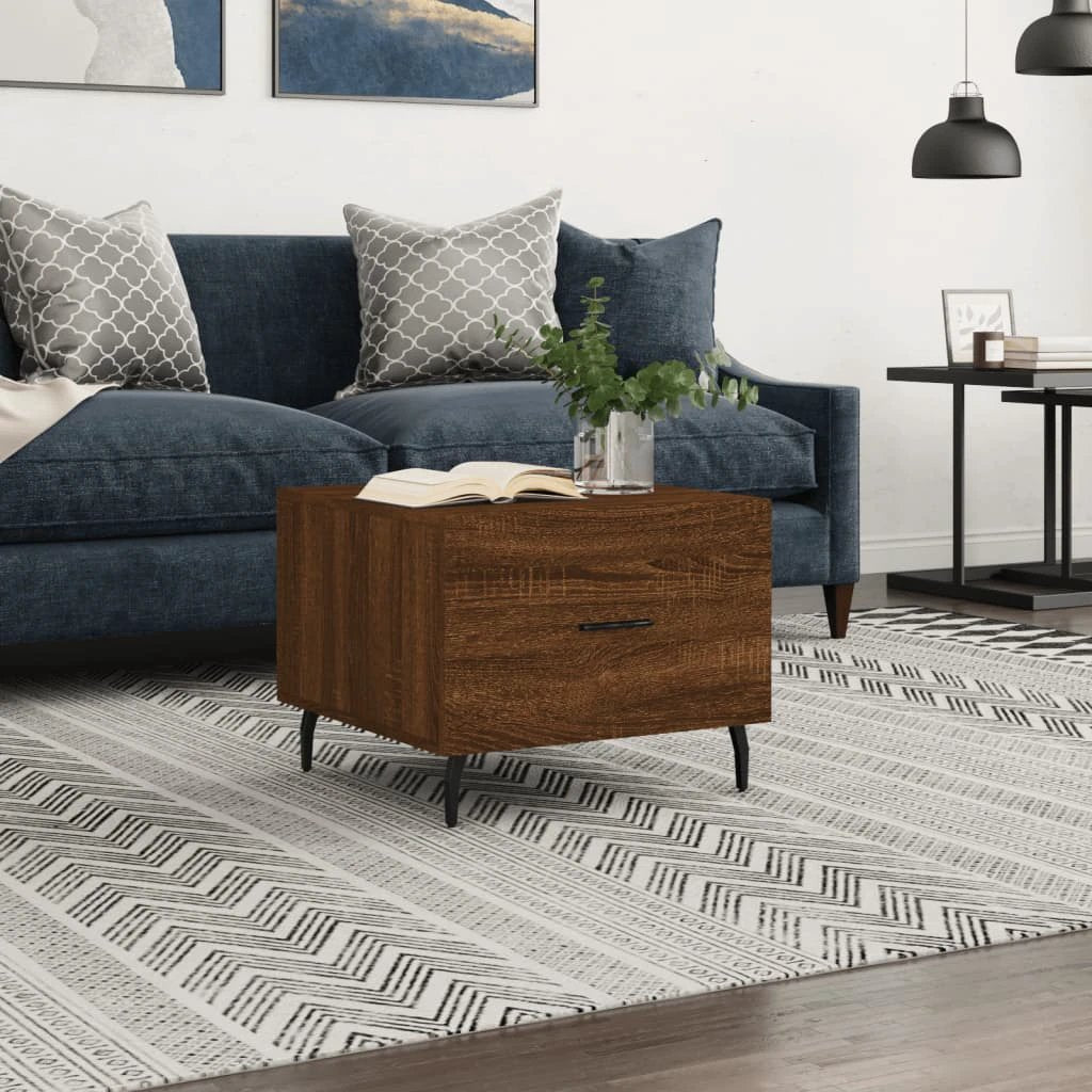 VidaXL Coffee Table 50x50x40 cm Engineered Wood Living Room by vidaXL