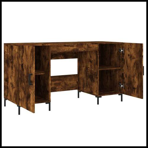 vidaXL vidaXL Desk 140x50x75 cm Engineered Wood with Ample Storage for Home Office Use - Uncategorized Desk
