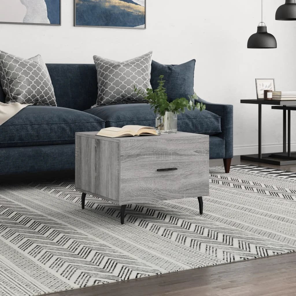 VidaXL Coffee Table 50x50x40 cm Engineered Wood Living Room by vidaXL