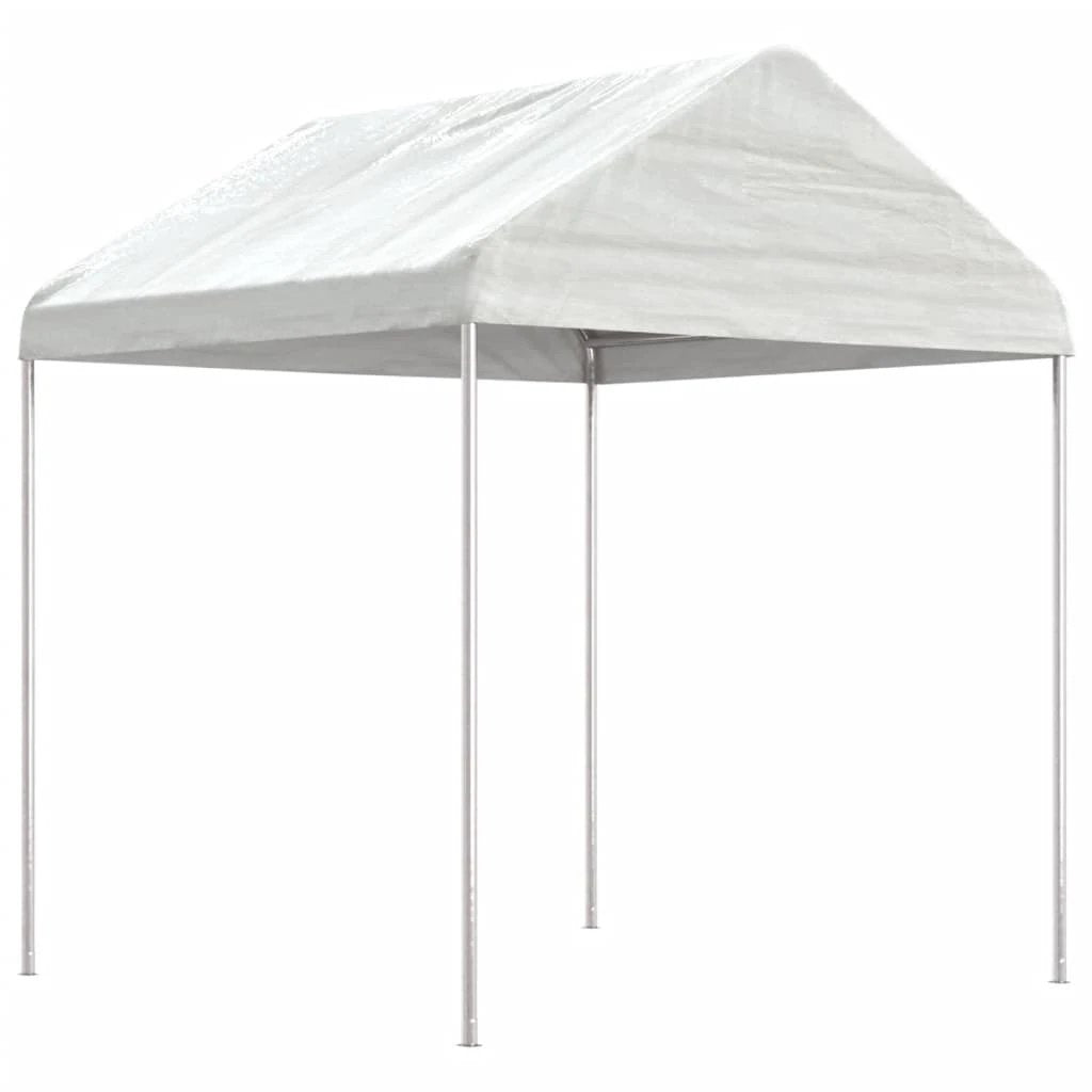 vidaXL vidaXL Gazebo with Roof White 2.28x2.23x2.69 m Polyethylene - Gazebos