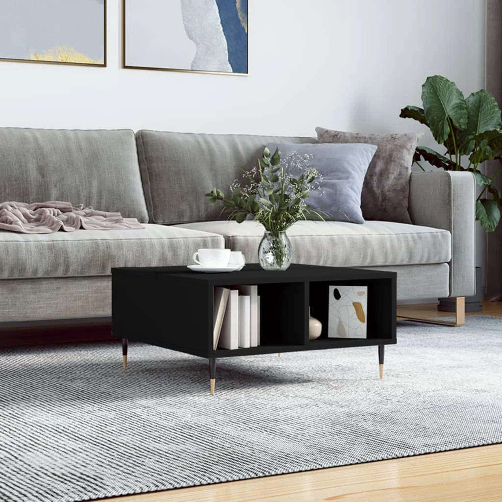 VidaXL Coffee Table 60x60x30 cm Engineered Wood Living Room by vidaXL