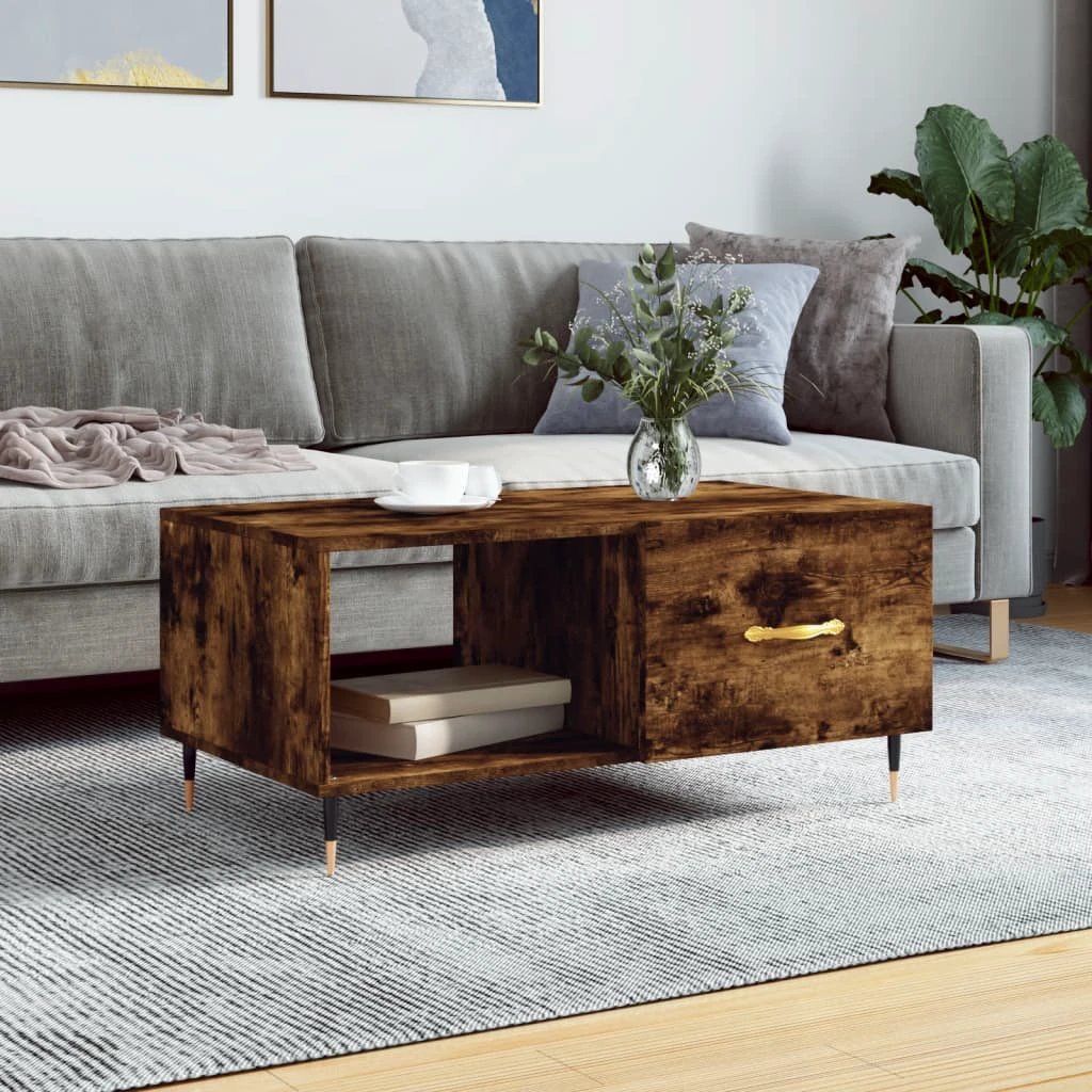 VidaXL Coffee Table 90x50x40 cm Engineered Wood Living Room by vidaXL