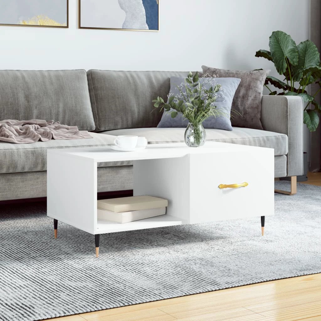 VidaXL Coffee Table 90x50x40 cm Engineered Wood Living Room by vidaXL