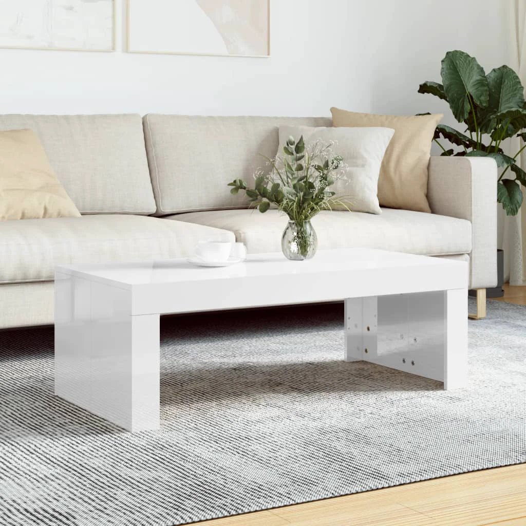 VidaXL Coffee Table 102x50x36 Engineered Wood Living Room by vidaXL