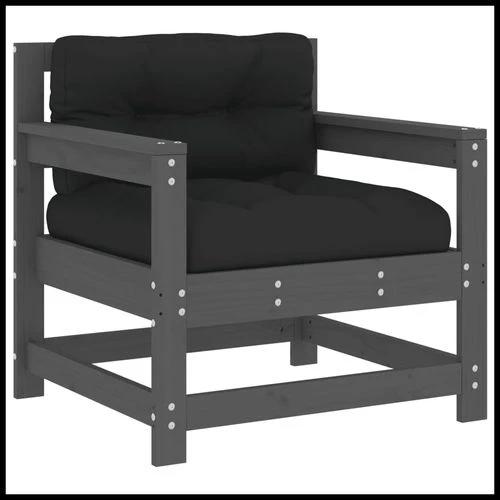 vidaXL vidaXL Corner Sofa with Cushions 2-Seater Solid Pine Wood for Outdoor Relaxation and Comfort - Garden Sofa Sets