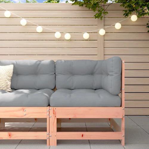 vidaXL vidaXL Corner Sofa with Cushions 2-Seater Solid Pine Wood for Outdoor Relaxation and Comfort - Garden Sofa Sets