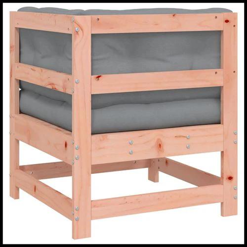 vidaXL vidaXL Corner Sofa with Cushions 2-Seater Solid Pine Wood for Outdoor Relaxation and Comfort - Garden Sofa Sets