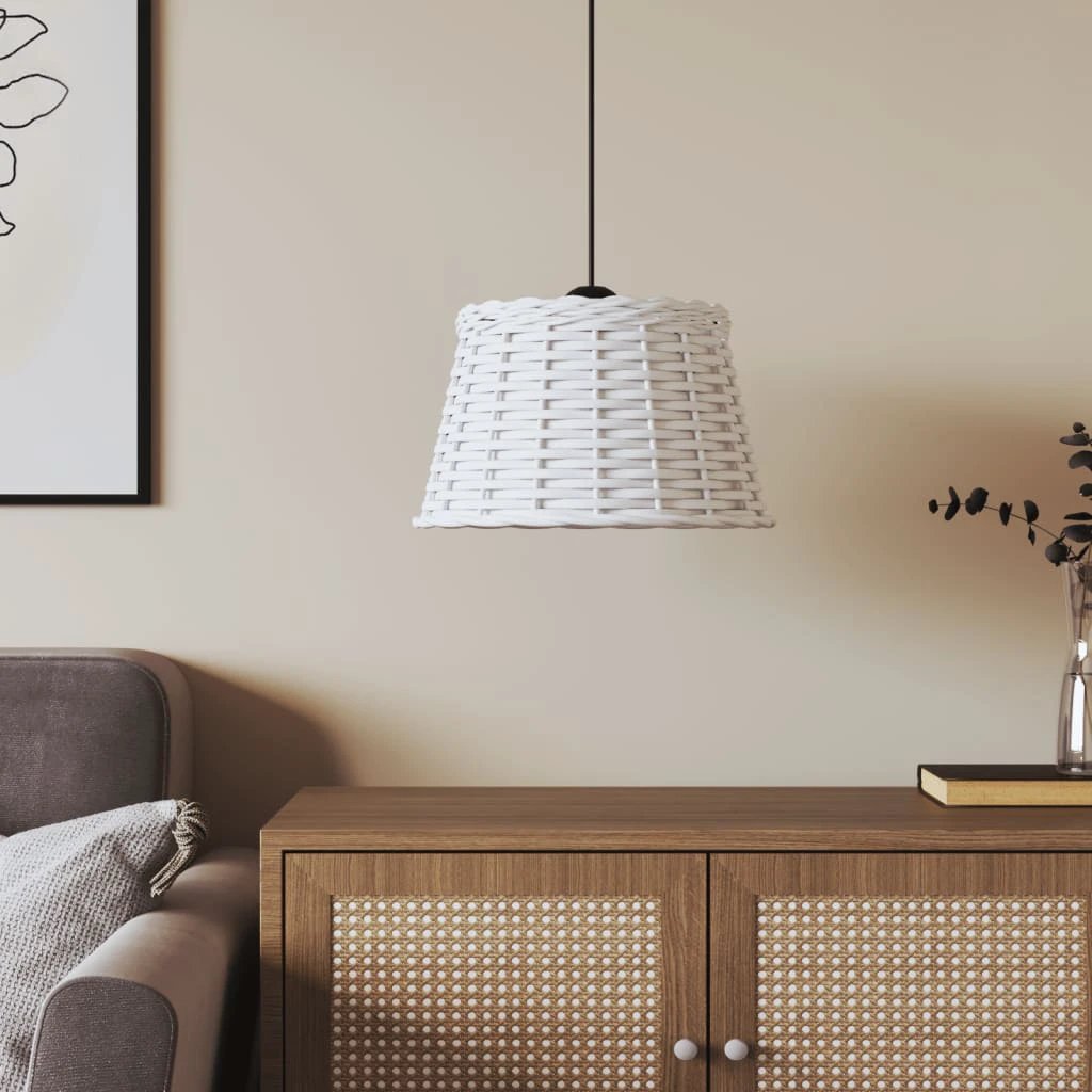 vidaXL VidaXL Ceiling Lamp Shade Ø15x12cm Woven Home - Ceiling Lights