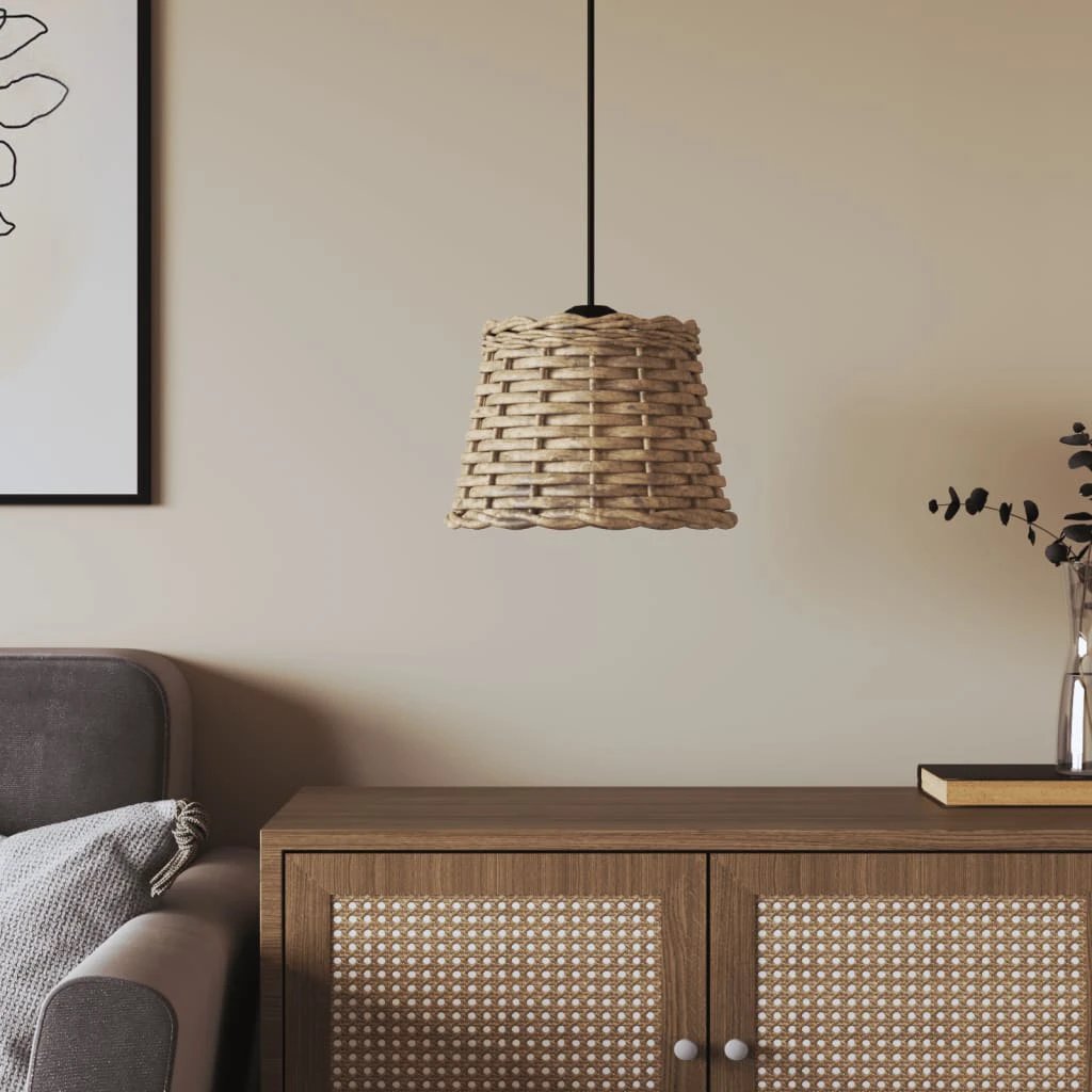 vidaXL VidaXL Ceiling Lamp Shade Ø15x12cm Woven Home - Ceiling Lights