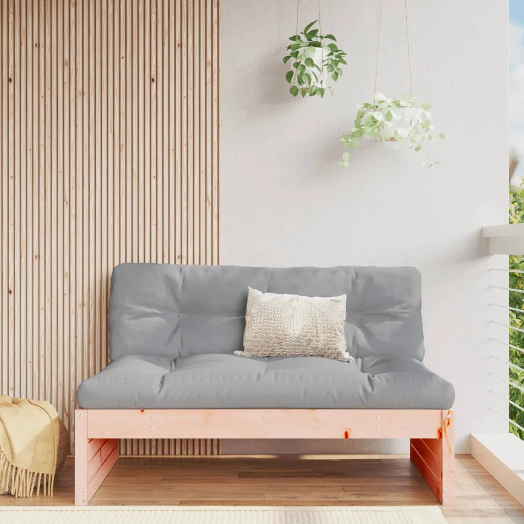 VidaXL Middle Sofa 120x80 cm Solid Pine Cushioned Outdoor by vidaXL